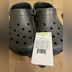 Crocs black size m8/w10